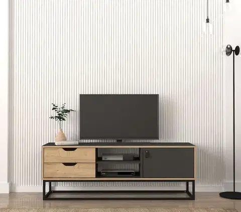 TV stolíky LORES TV stolík, antracit/sapphire