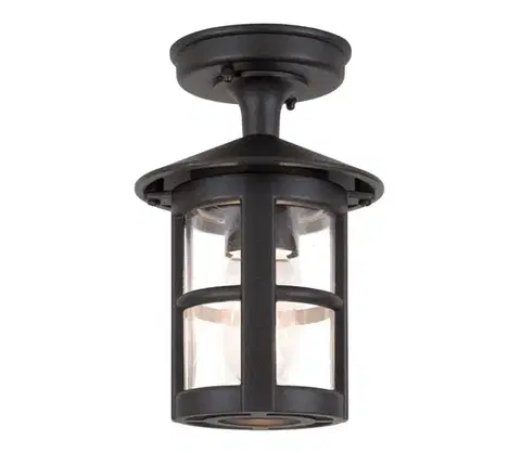 Záhradné lampy Elstead BL21A-BLACK - Vonkajší prisadený luster HEREFORD 1xE27/100W/230V IP43 BL21A-BLACK