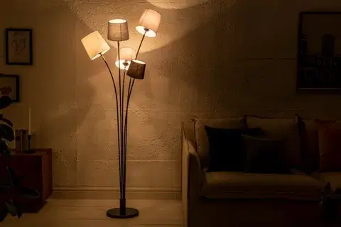 Osvetlenie Stojací lampa LANSING Dekorhome