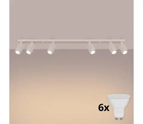 Svietidlá BRILAGI - LED bodové svietidlo CRESTO 6xGU10/10W/230V krémové BR.1604