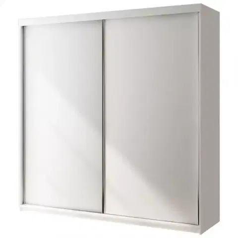Šatníkové skrine Skriňa Top 25 200 Biely