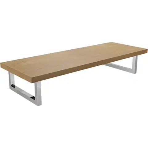 Kúpeľňový nábytok CERANO - Doska pod umývadlo Navira Pro + 2 konzoly pod dosku - dub medový - 80x46x3,6 CER-606093