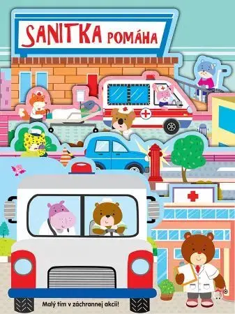 Leporelá, krabičky, puzzle knihy Sanitka pomáha - leporelo
