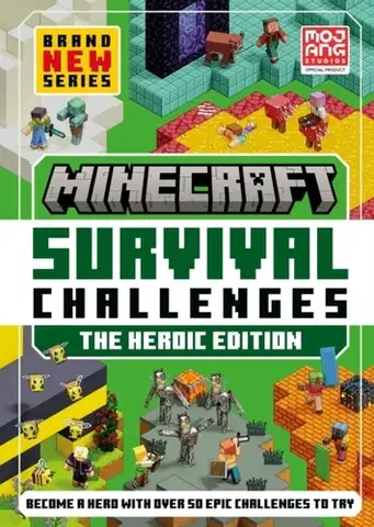 Nalepovačky, vystrihovačky, skladačky Minecraft Survival Challenges: The Heroic Edition - Mojang AB