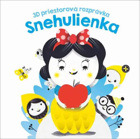 3D, magnetické, priestorové knihy 3D priestorová rozprávka Snehulienka