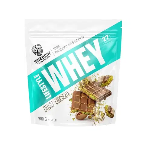 Proteínové koncentráty Lifestyle Whey - Swedish Supplements 900 g Vanilla Ice