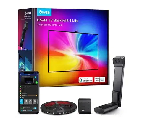 LED osvětlení Govee - TV Backlight 3 Lite TV 40-50" SMART LED podsvietenie RGBICW Wi-Fi IP67 +DO H60973D1