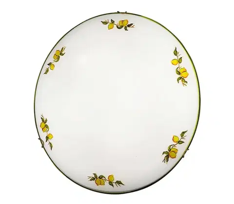 Svietidlá Kolarz 731.13.4.116 - Stropné svietidlo NONNA 3xE27/60W/230V pr. 50 cm citróny 731.13.4.116
