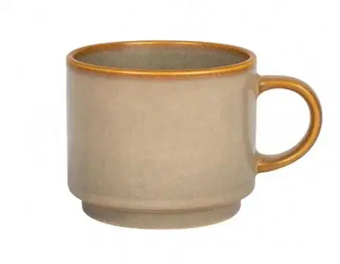 Hrnčeky a šálky Kinekus Šálka, hrnček, 350 ml keramická GREY