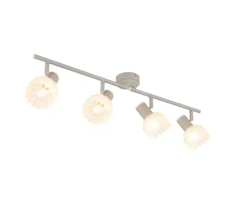 Svietidlá Globo 54317-4 - Bodové svietidlo PLANTA 4xE14/40W/230V 54317-4
