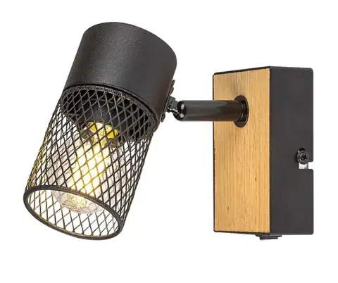 Lampy do obývačky Nástenná lampa METTA E14 1XMAX 40W K1