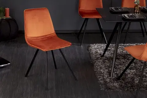 Jedálenské stoličky a kreslá Jedálenská stolička 4 ks AMYKLAS Dekorhome