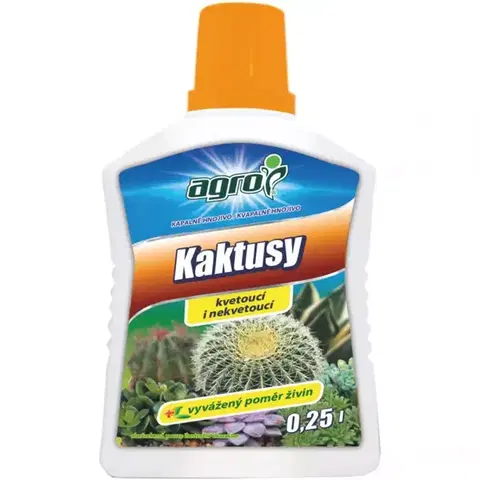 Záhrada Kvapalné hnojivo kaktusy 0,25 l Agro