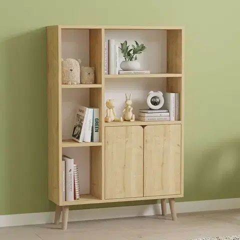Knižnice Knižnica Lumo - Sapphire Oak