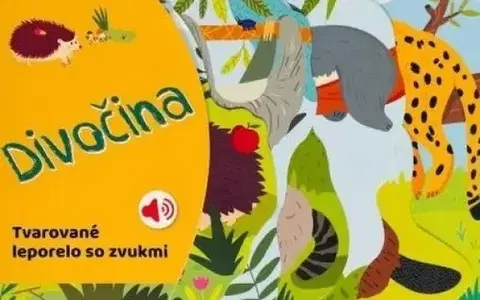 Zvukové knihy Divočina - Tvarované leporelo so zvukmi
