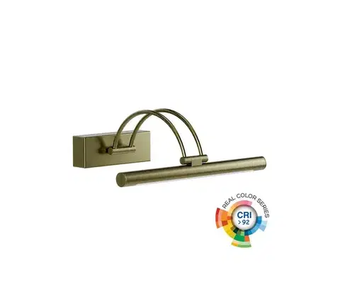 Svietidlá Redo 01-3472 - LED Obrazové svietidlo IKON LED/7,3W/230V 29,5 cm CRI 92 mosadz 01-3472