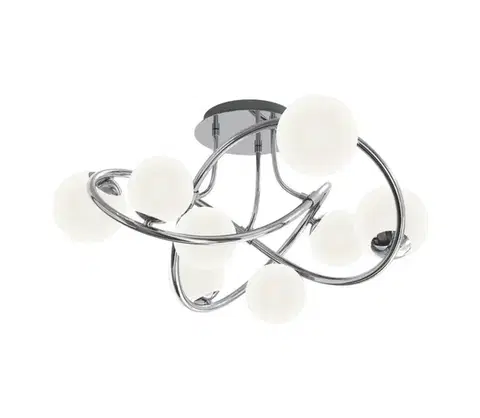 Svietidlá Wofi 9014-807 - LED Prisadený luster NANCY 8xG9/3,5W/230V lesklý chróm 9014-807