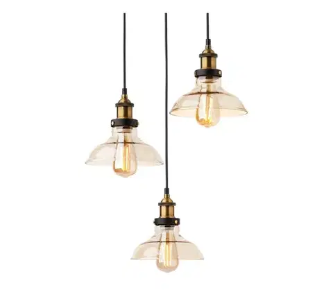 Svietidlá Redo 01-1004 - Luster na lanku SAVILLE 3xE27/42W/230V 01-1004
