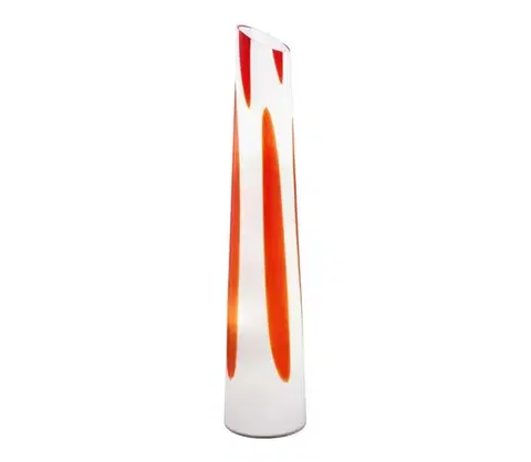 Lampy Argon 7042 - Stojacia lampa POLONIA 2xE27/15W/230V biela/červená 7042
