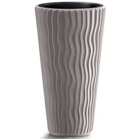 Kvetináče a truhlíky NABBI DPSP300 plastový kvetináč 29,7 cm mocca