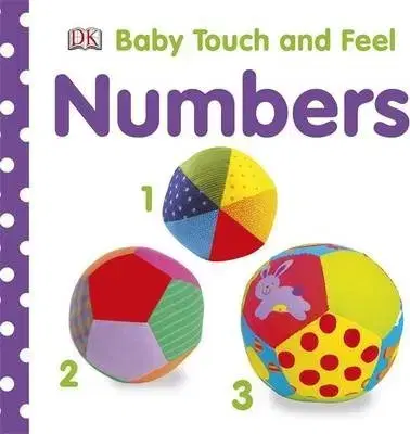 Leporelá, krabičky, puzzle knihy Baby Touch and Feel Numbers 1,2,3