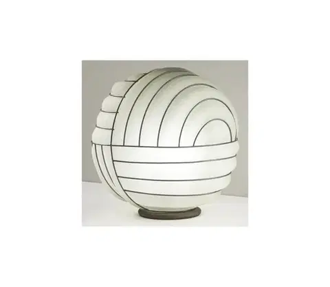 Lampy SIRU - Stolná lampa CARTESIO 1xE27/60W/230V hnedá/biela benátske sklo MT663-030BLL