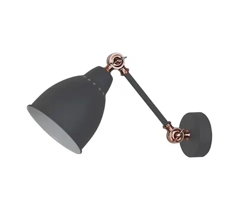 Svietidlá  MB-HN5010-1-B - Nástenná lampa SONNY 1xE27/60W/230V antracit MB-HN5010-1-B