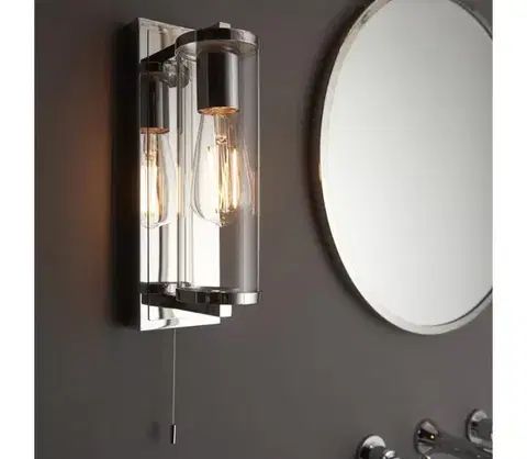 Svietidlá Endon 94074-Kúpeľňové nástenné svietidlo TAYLOR 1xE27/10W/230V IP44 lesklý chróm 94074