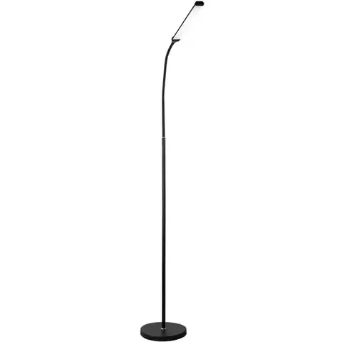Moderné lampy do obývačky Stojacia lampa LED LONGA Black LP1