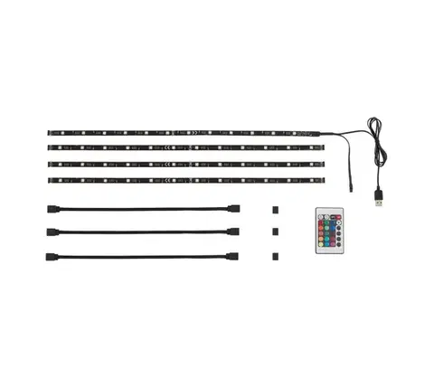 LED osvetlenie Brilo - LED RGBW Stmievateľný pásik pre TV 3m LED/2,5W/USB + DO 2353-024