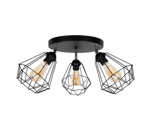 Svietidlá HEXE Bodové svietidlo DIAMENT 3xE27/60W/230V 0059
