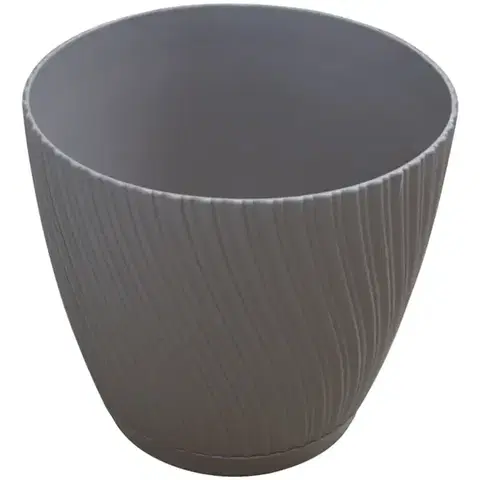 Záhrada Kvetináč Mika S Podstavcom 17 cm taupe