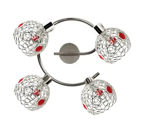 Stropná svetla Stropná bodová lampa ARON 4xG9 Candellux