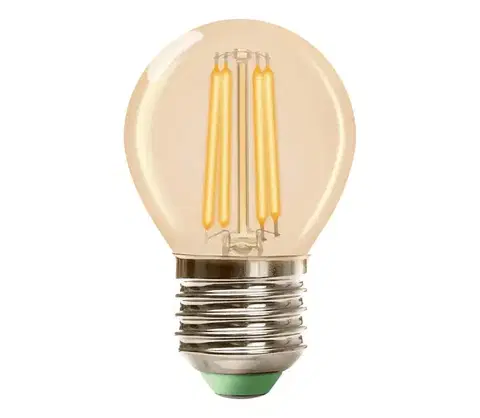 LED osvetlenie LED Žiarovka CLASIC AMBER G45 E27/4W/230V 2200K -  BRILAGI ZD-CA4504-22