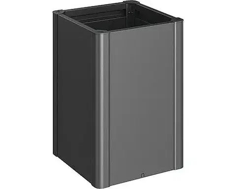 Truhlíky Biohort Hrantík BIOHORT Belvedere 54,7 x 54,7 x 77 cm (tmavo šedá metalíza)