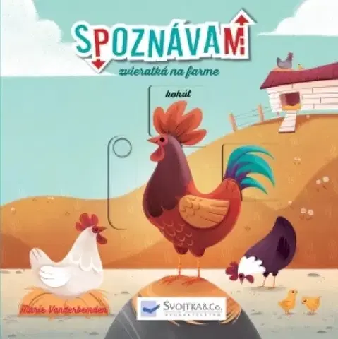 Leporelá, krabičky, puzzle knihy Spoznávam zvieratká na farme - Marie Vanderbender
