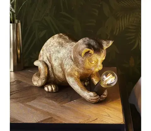 Lampy Endon 107389 - Stolná lampa KITTEN 1xE14/7W/230V zlatá 107389