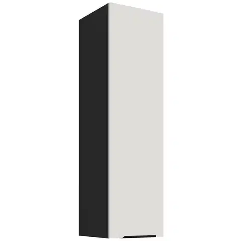 Kuchynské skrinky visiace Kuchynská skrinka Aria-Wh/Bl Anti Fingerprint 30g-108 1f