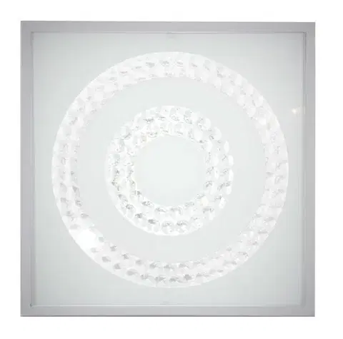 Stropná svetla Stropné svietidlo Lux Plafon 16W LED 4000K Saténové Dvojkruhové