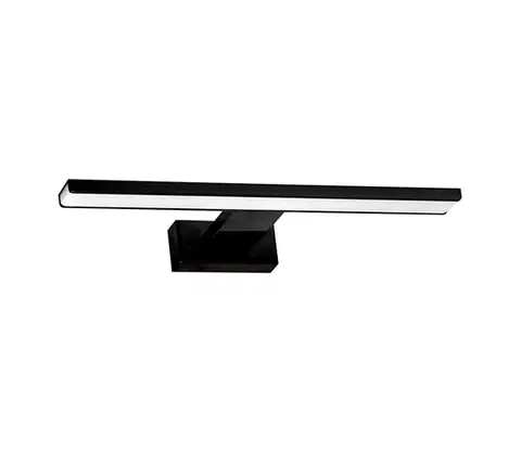 Kúpeľňové zrkadlá  LED Kúpeľňové nástenné svietidlo SHINE LED/7W/230V 30 cm IP44 čierna ML4377