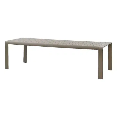 Stolčeky Hliníkový stôl ISABELLA 260x100 cm (café)