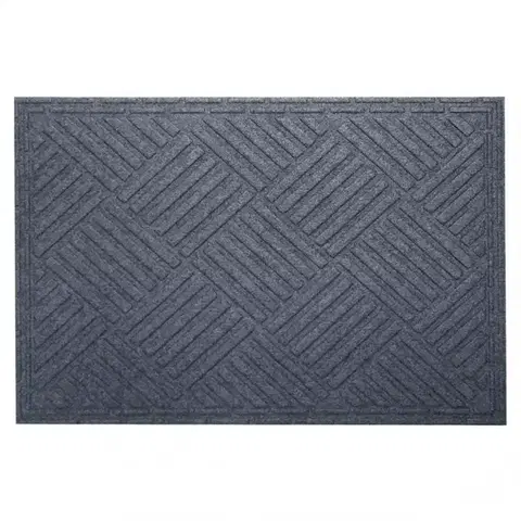 Koberce Rohož Textile K-502-1 45x75 cm hnedá