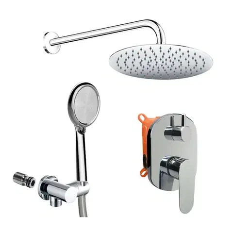 Kúpeľňové batérie MEREO Mereo Sprchový set s dvojcestnou podomietkovú batérií CB650SV1