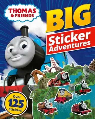 Nalepovačky, vystrihovačky, skladačky Thomas & Friends: Thomas Big Sticker Adventures - & Friends