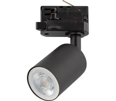 Svietidlá  Bodové svietidlo do 3-fázového lištového systému TOP 1xGU10/10W/230V čierna 4850