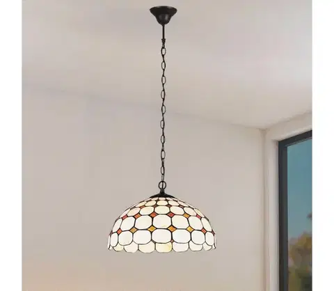 Svietidlá BRILAGI - Tiffany vitrážový luster na reťazi DORAN 2xE27/60W/230V 63001