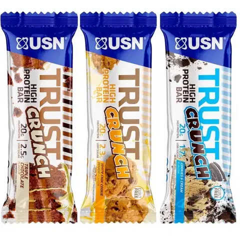 Tyčinky Tyčinka: Trust Crunch - USN 60 g Triple Chocolate