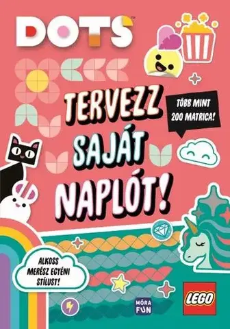 Nalepovačky, vystrihovačky, skladačky Lego Dots - Tervezz saját naplót!