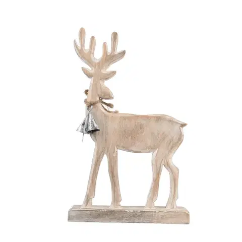 Vianočné dekorácie 4Home Dekorácia z mangového dreva Nordic Reindeer, 33 cm