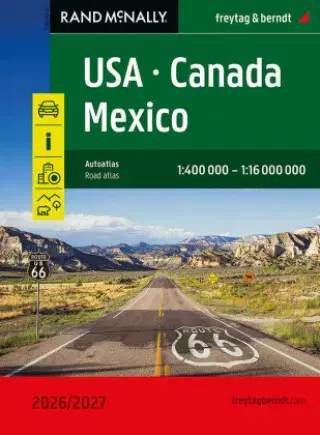 Do auta USA - Canada - Mexico, Autoatlas 1:400.000 - 1:16.000.000